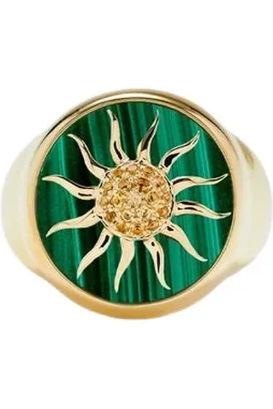 YVONNE LÉON Fil Soleil Fuchsia Bracelet in Gold