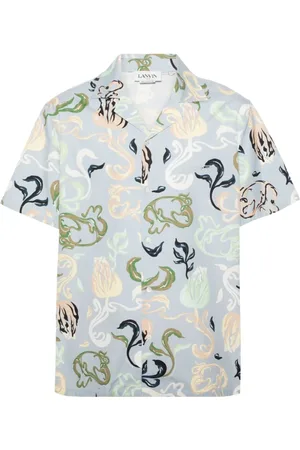 Lanvin Abstract Pattern Cotton Shirt