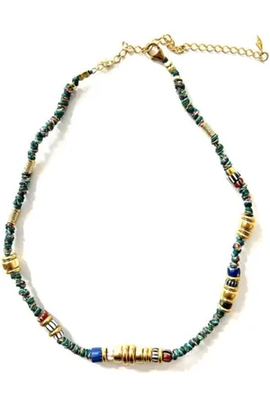 Gachon Pothier African Beaded Necklace Masai Xxl2