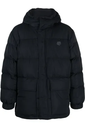 Maison Kitsuné Down Jackets, male, , S, Quilted Jacket with Fox Motif