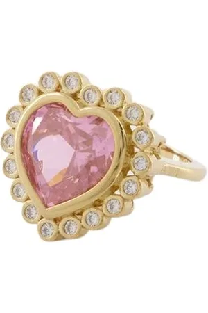 númbering Rings, female, , 54 MM, Heart Ring, /Gold Plated