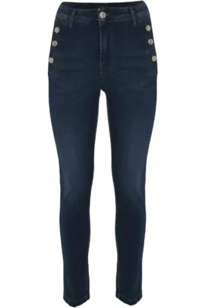 Kocca Skinny Jeans, female, , W25, Classic Skinny Jeans with Decorative Buttons