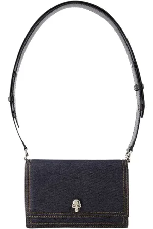 Alexander McQueen Shoulder Bags, female, , ONE SIZE, Small Skull Crossbody Bag - Leather