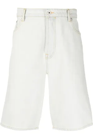 Kenzo Logo-Embroidered Denim Shorts
