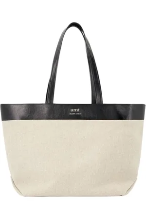 Ami Tote Bags, female, , ONE SIZE, Linen Shopper Bag with Handles