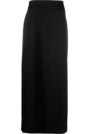 Lanvin Maxi Skirts, female, , S, Satin High-Waisted Skirt