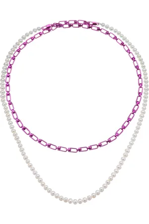 Eera EÉRA, Necklaces, female, , ONE SIZE, Handmade Double Necklace with Pearls