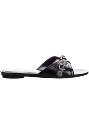 Balenciaga Leather Rivet Mules