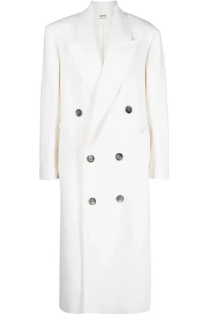 Ami Double-Breasted Coats, female, , XS, Double-Breasted Wool Coat