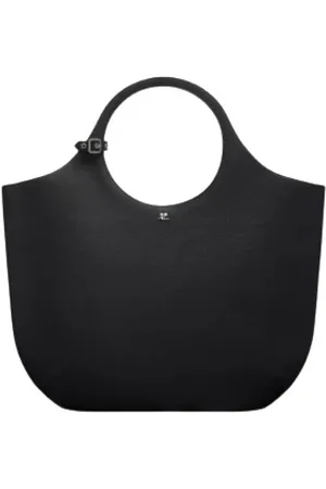 Courrèges Tote Bags, female, , ONE SIZE, Grained Leather Fashion Handbag