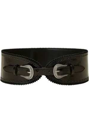 Twin-Set Belts, female, , M, High-Waisted Texan Buckle Belt