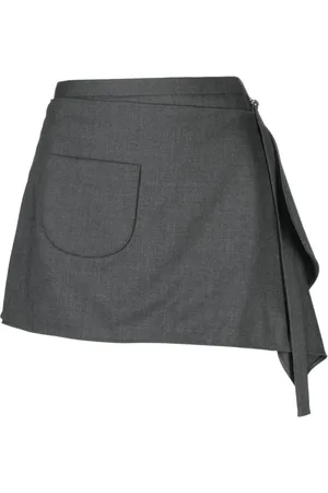 Courrèges Short Skirts, female, , XS, Draped Detailing Skirt