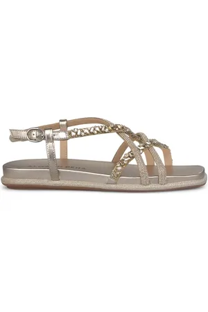 Alma en Pena Flat Sandals, female, , 5 UK, Sparkling strap sandal