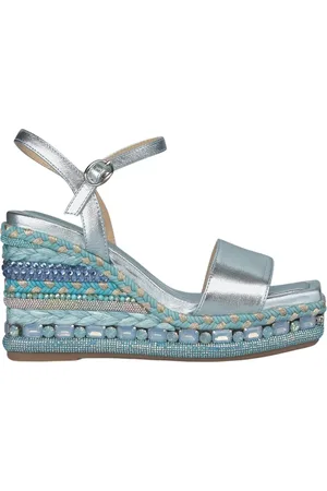 Alma en Pena Wedges, female, , 6 UK, Rhinestone Wedge Sandal with Braided Detail