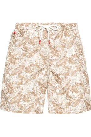 Kiton Beachwear, male, , M, Floral Print Swim Shorts