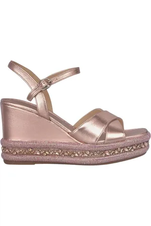 Alma en Pena Wedges, female, , 7 UK, Rhinestone Wedge Sandal