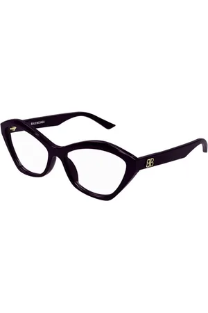 Balenciaga Glasses, unisex, , 56 MM, Violet Sunglasses Bb0341O 003