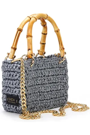 Chica London Cross Body Bags, female, , ONE SIZE, Crochet Handbag Meteora Small Silver