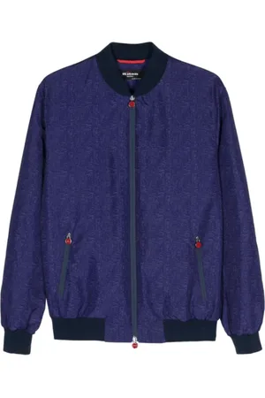 Kiton Speckle Print Bomber Jacket