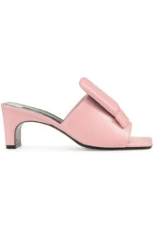Sergio Rossi Leather Mules