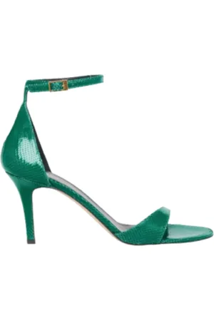 Isabel Marant Python Leather Heeled Sandals