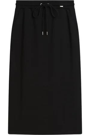 Cinque Feminine Midi Skirt with Short Slits