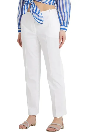 Giorgio High Waist Cigarette Leg Trousers