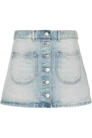Courrèges Denim Skirts, female, , S, Denim Mini Skirt