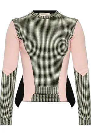 Alexander McQueen Round-neck Knitwear, female, , XS, Patterned Jumper