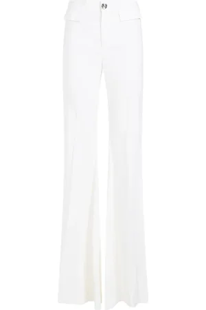 Giambattista Valli Wide Trousers, female, , XS, Ivory Flared Trousers