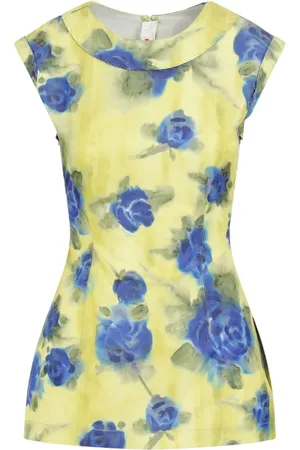Marni Sleeveless Tops, female, , XS, Lemonade Polyester Top
