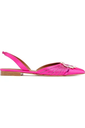 MALONE SOULIERS Ballerinas, female, , 3 UK, Fuchsia Strass Ballerina Flats