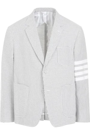 Thom Browne Blazers, male, , 2XL, Seersucker Jacket