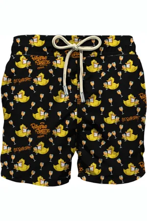 MC2 SAINT BARTH Beachwear, male, , L, Black Sea Clothing Lighting Style
