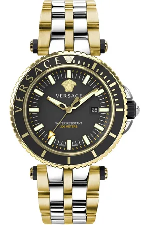 VERSACE Watches, male, , ONE SIZE, V-Race Diver Bicolor Watch