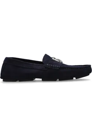 Dolce & Gabbana Suede Moccasins with Logo