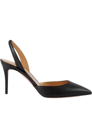 Aquazzura Pumps, female, , 5 1/2 UK, satin pumps - Colour: Noir