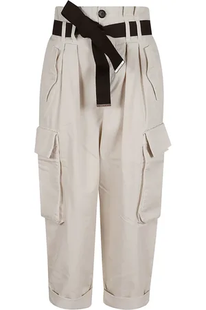 Pinko Cropped Trousers, female, , XS, Cargo Trousers Aw24