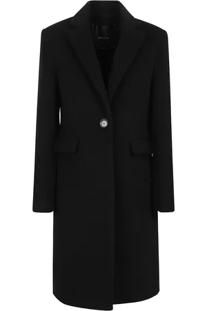 Pinko Single-Breasted Coats, female, , S, Wool Coat Elegant Style