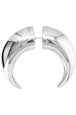 Marine Serre Earrings, female, , ONE SIZE, Moon Crescent Silver Jewelry Earring