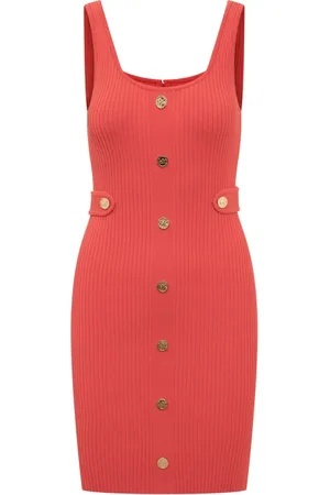 Michael Kors Knitted Dresses, female, , M, Snap Mini Scoop Knit Dress