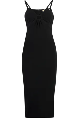Michael Kors Knitted Dress with Front Cut-Out Detail