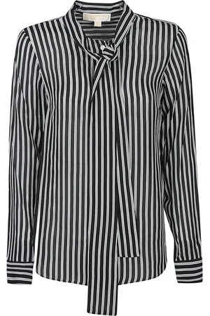 Michael Kors Shirts, female, , L, Stripes Bow Blouse