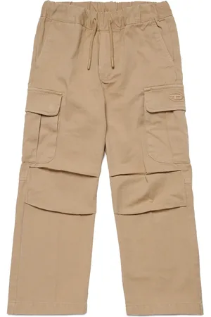 Diesel Trousers, male, , 14 Y, Gabardine Cargo Trousers