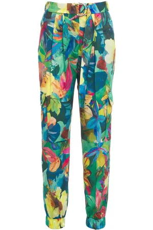 Liu Jo Floral Print Cargo Trousers