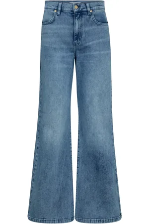 Co`Couture Boot-cut Jeans, female, , L, Bootcut Bleached Jeans DoryCC Style