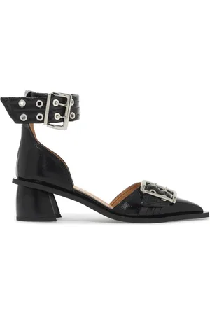 Ganni Pumps, female, , 3 UK, Chunky Buckle Dé Pumps