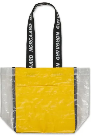 Mads Norgaard Tote Bags, female, , ONE SIZE, Transparent Lemon Bag Laundrette Mirca