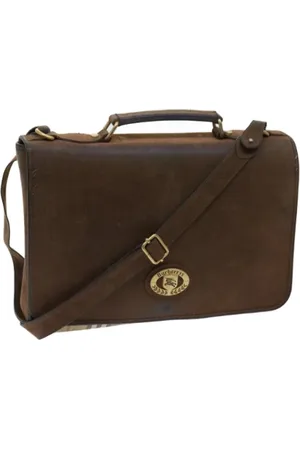 Burberry Pre-owned Handbags, female, , ONE SIZE, Pre-owned Leather briefcases