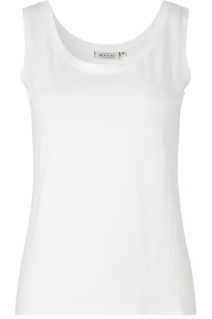 Masai Basic Cream Top with Wide Shoulder Straps